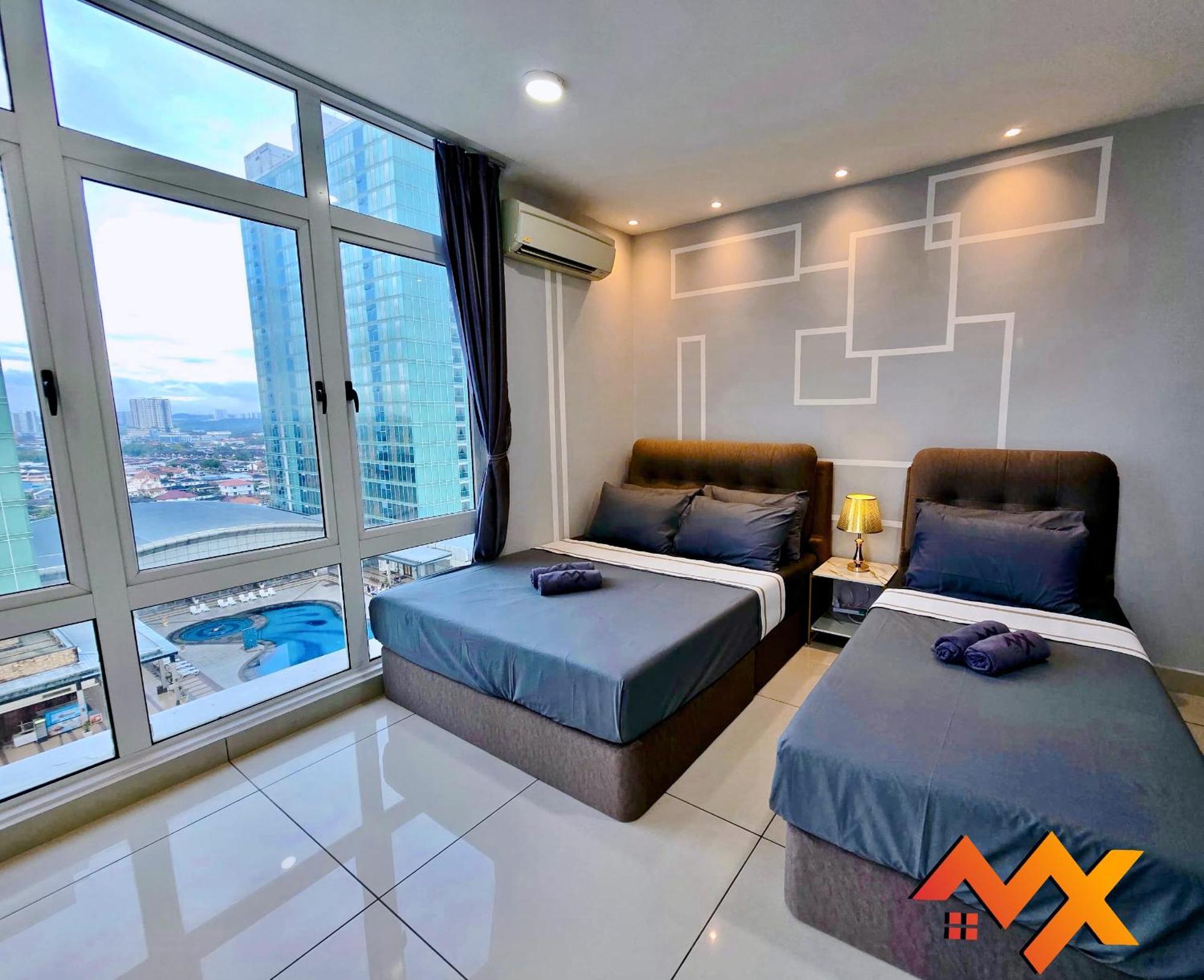 Ksl Mall 7-10pax 2b2b Netflix-smarttv 65inch Apartment *