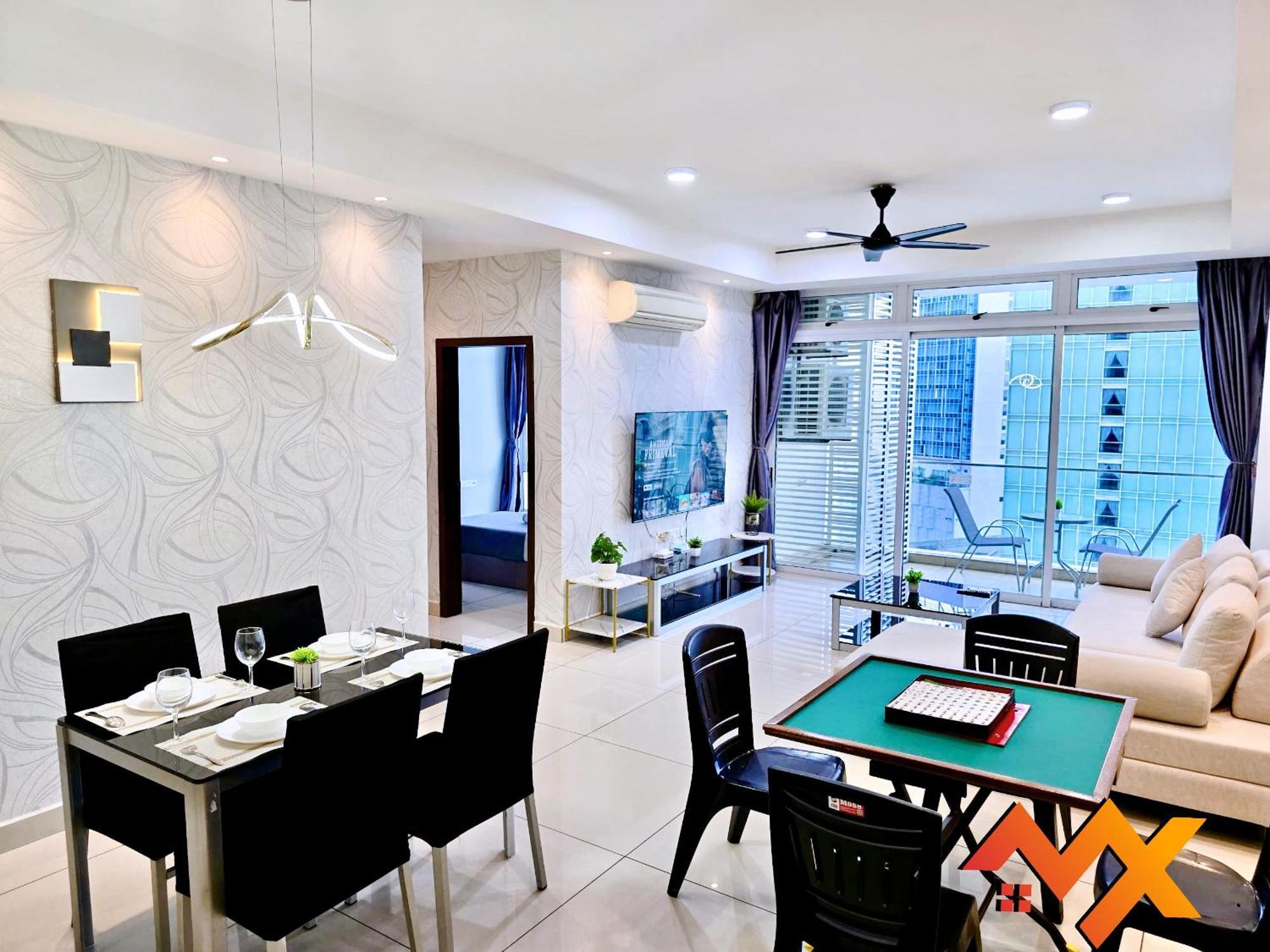 Ksl Mall 7-10pax 2b2b Netflix-smarttv 65inch Apartment Johor Bahru