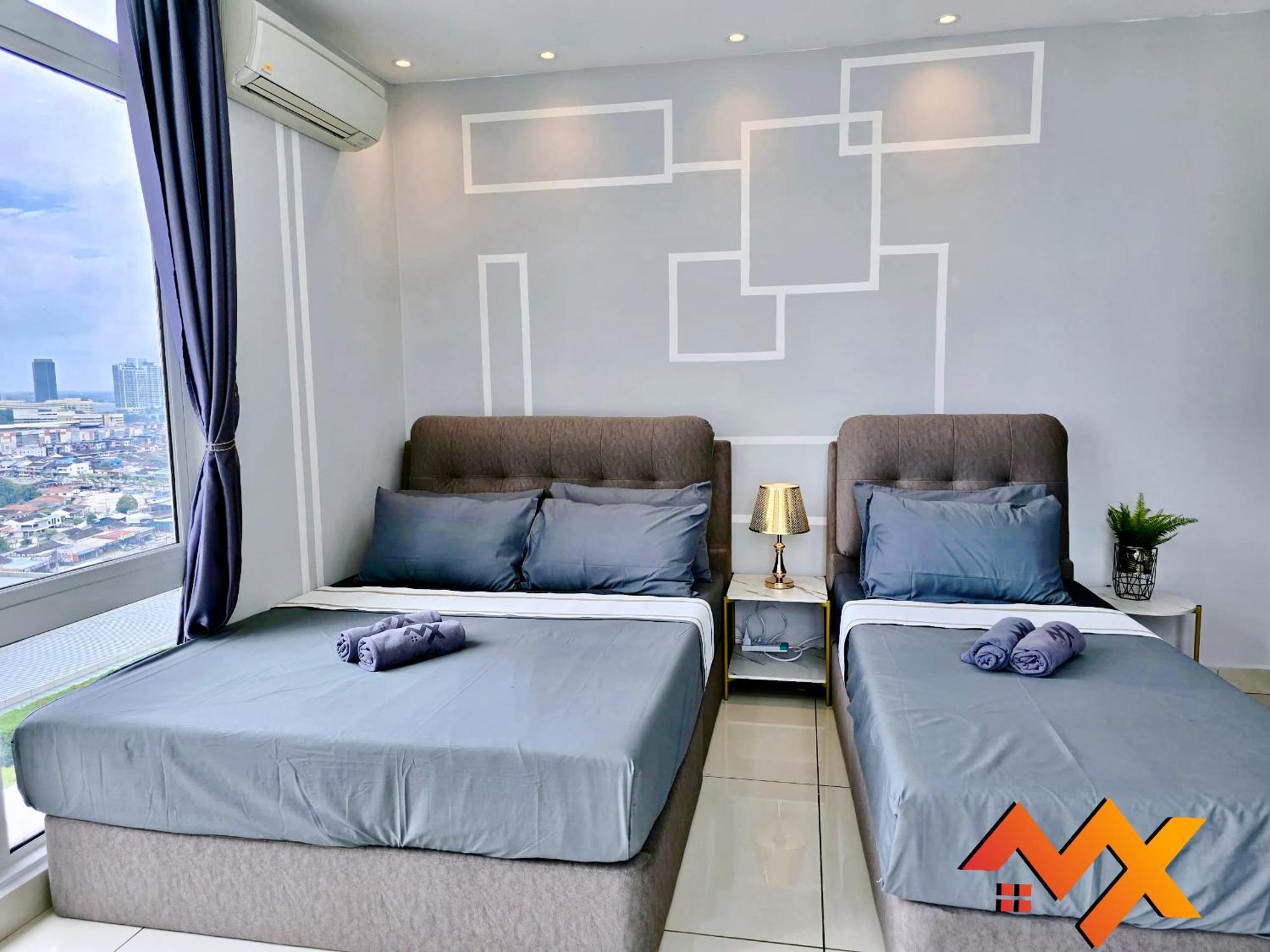 Ksl Mall 7-10pax 2b2b Netflix-smarttv 65inch Apartment Johor Bahru
